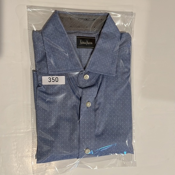 Neiman Marcus Mens Long Sleeves Shirt #350 - Picture 7 of 9
